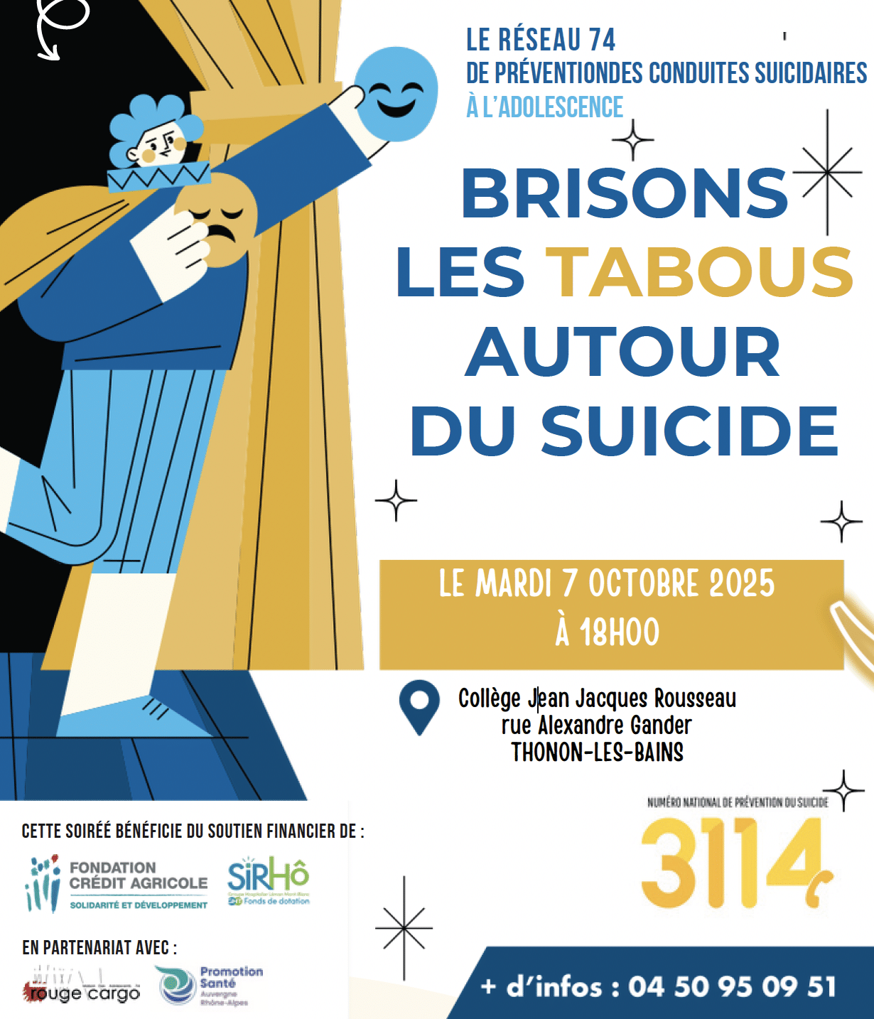 Soirée théâtre suicide