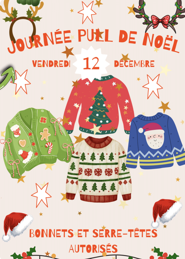 journée pull de Noël