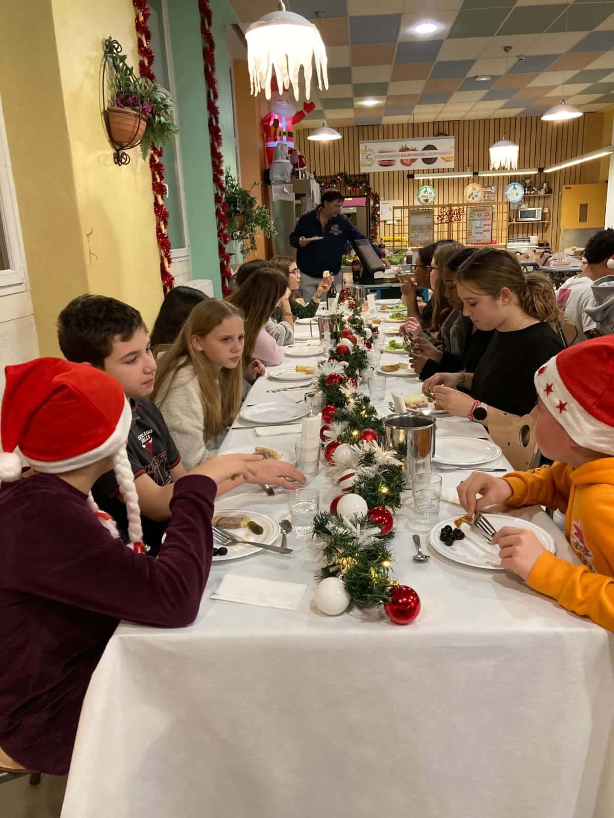 noel college sacre coeur repas
