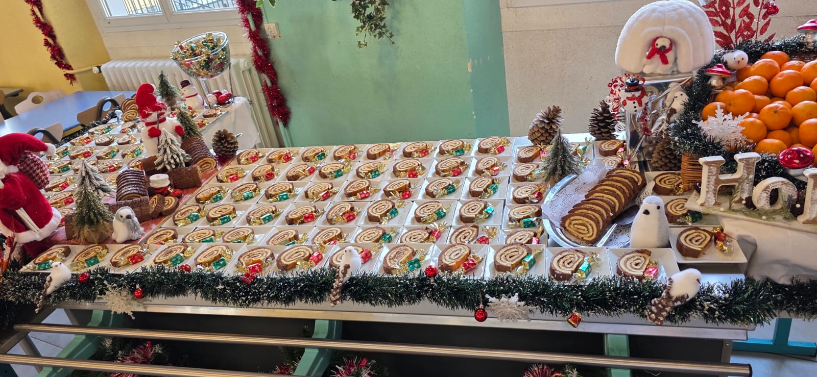 refectoire repas de noel