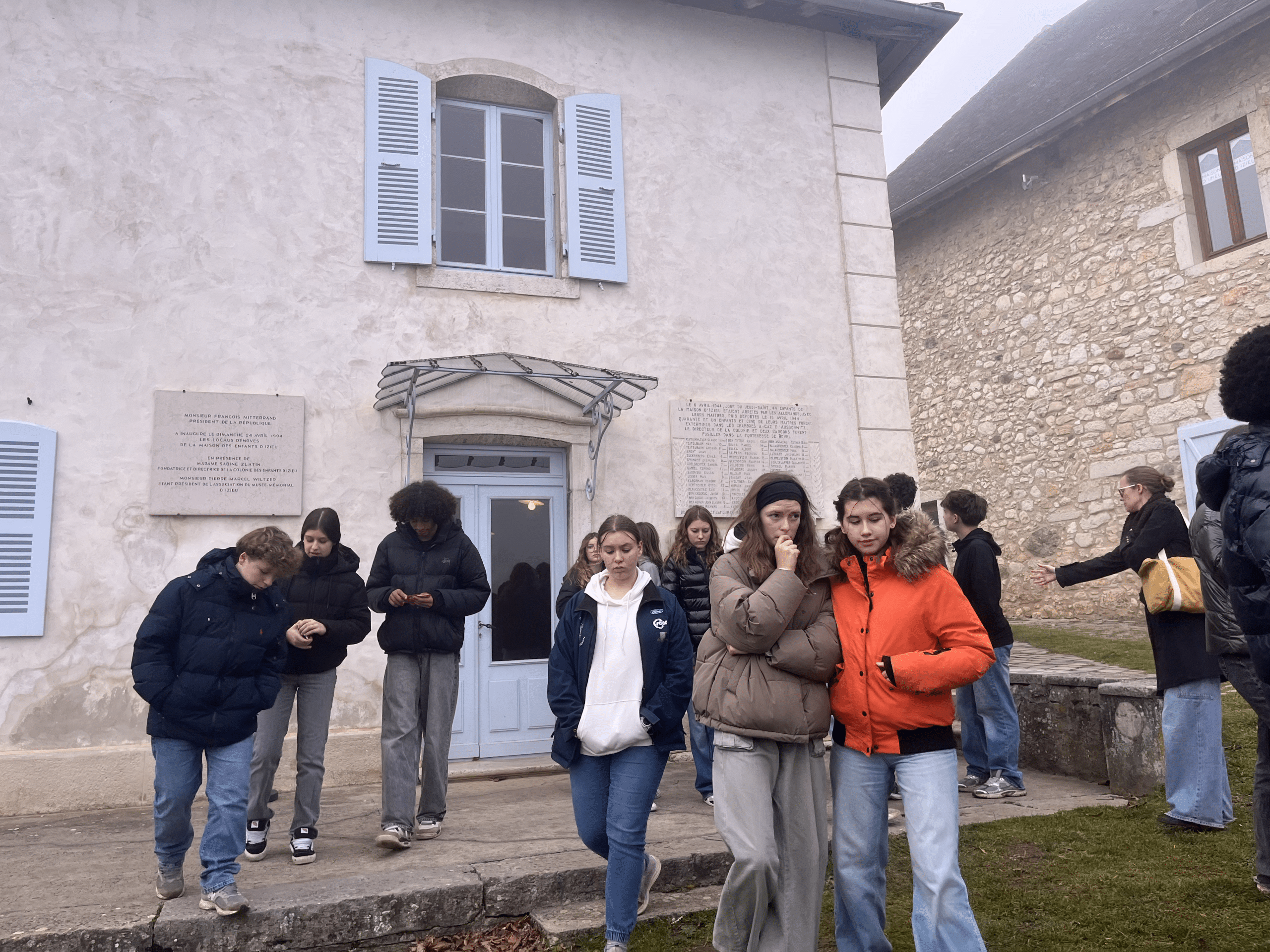 élèves maison izieu