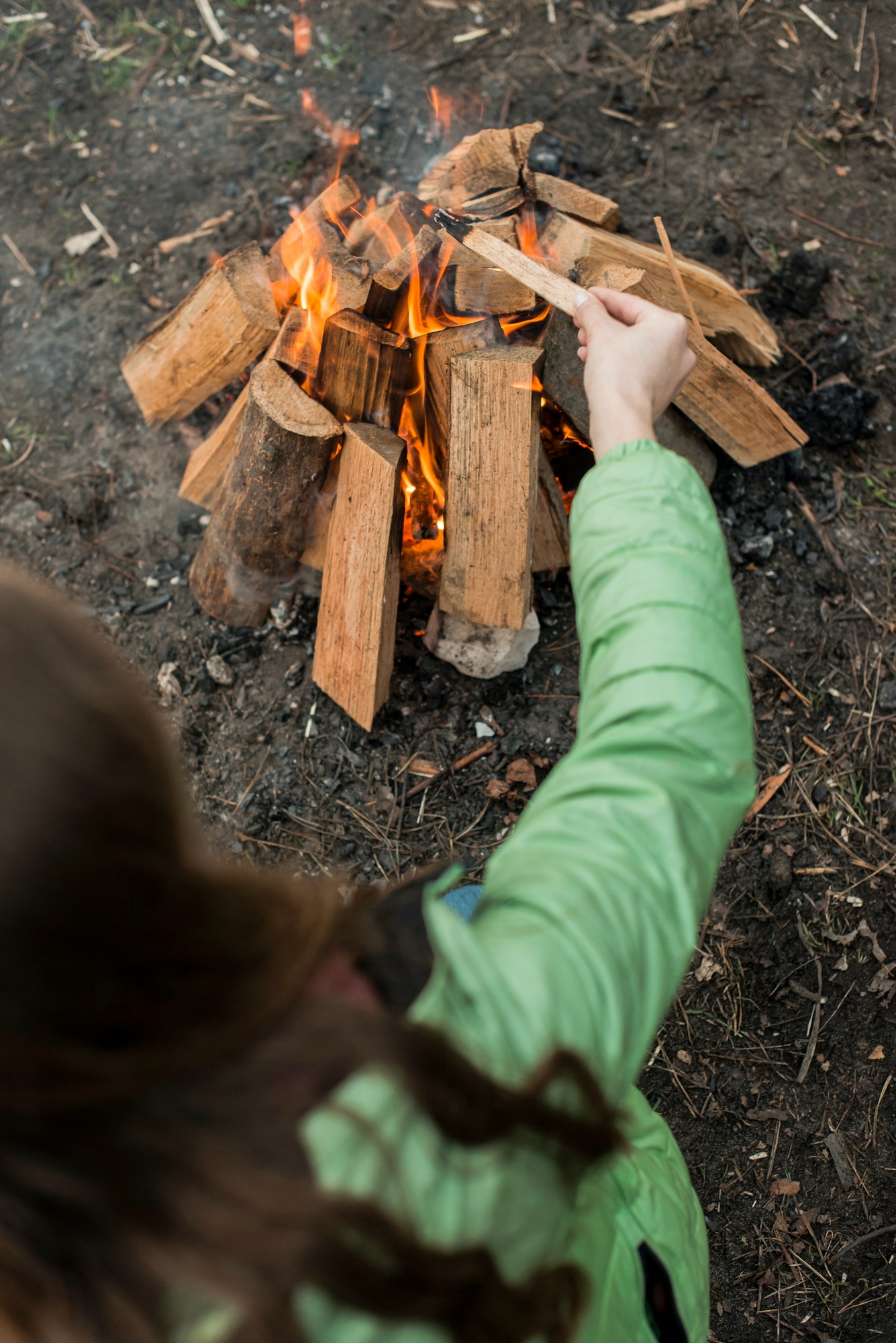 feu de bois scout