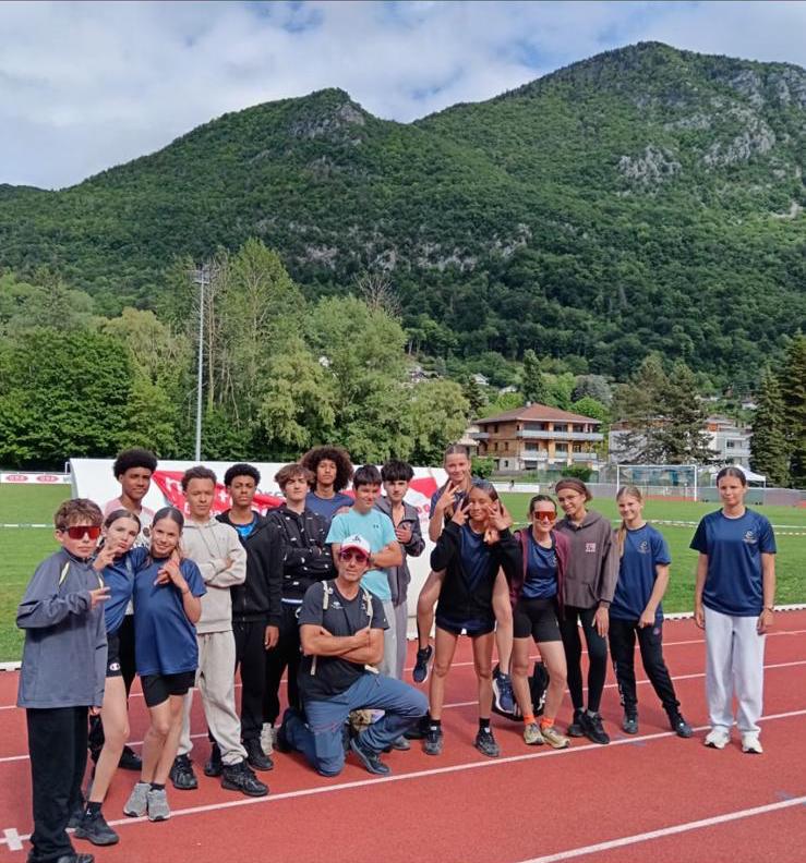Championnat d’athlétisme : de beaux résultats pour les élèves du collège à Annecy